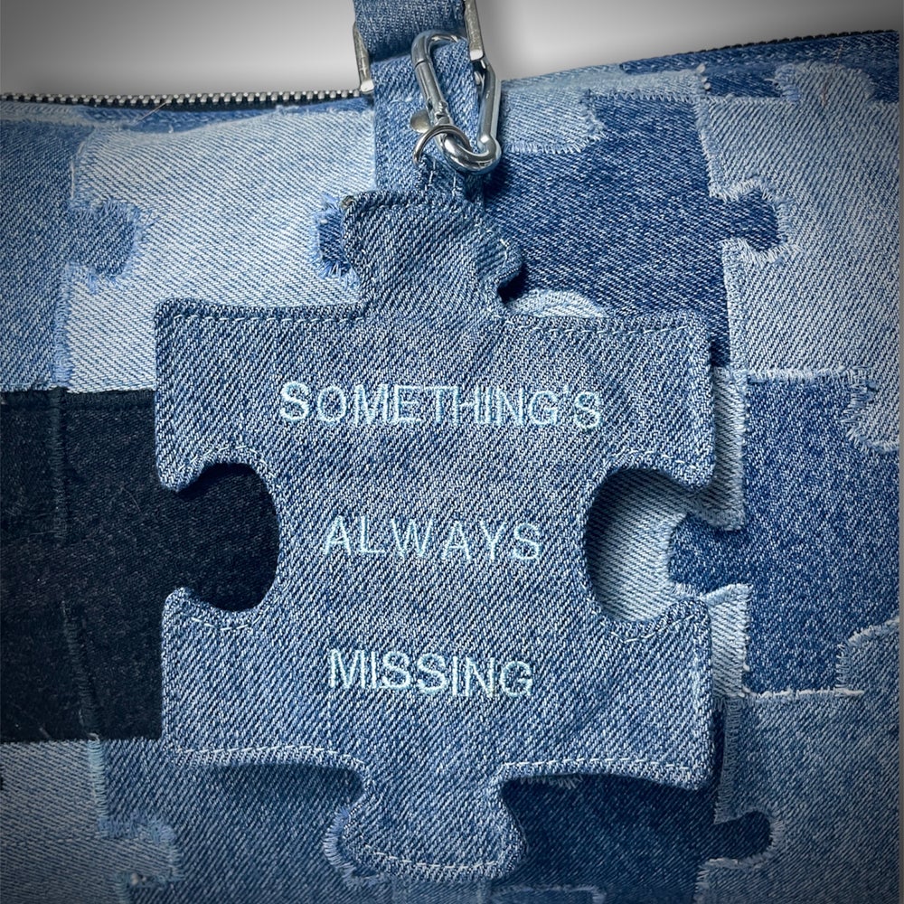 "Something's Always Missing" Duffle Bag 1of1